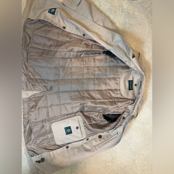 Ralph Lauren Boys Classic Beige Trench Coat Overcoat Size 12 All Weather - Picture 12 of 13